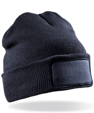 Double-knit Thinsulate printers beanie | navy