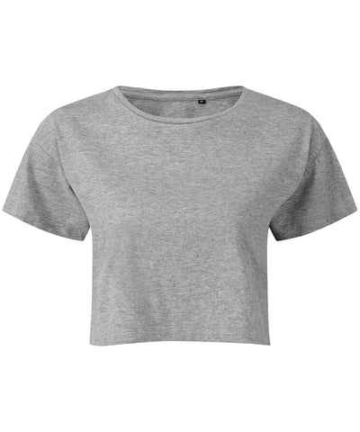 Womens TriDri® crop top | heather grey