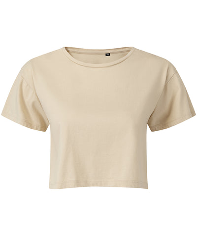 Womens TriDri® crop top | nude