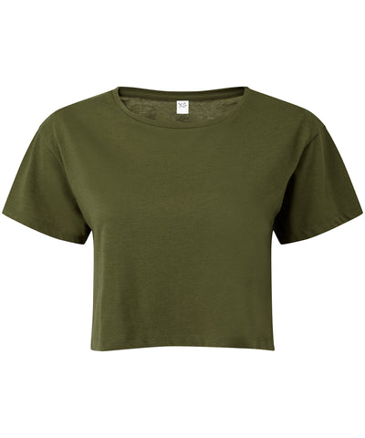 Womens TriDri® crop top | olive