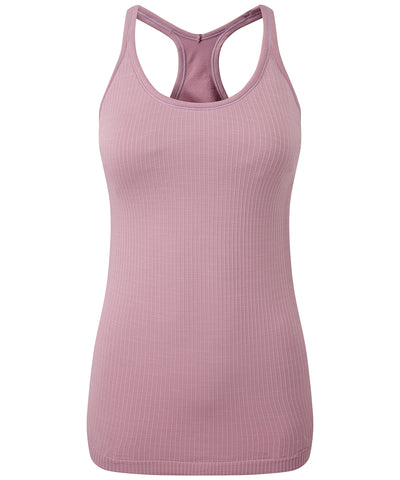 Womens TriDri® seamless 3D fit multi-sport sculpt vest with secret support | mauve