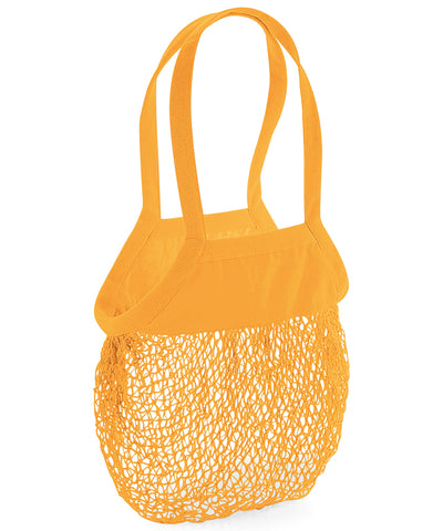 Organic cotton mesh grocery bag | amber