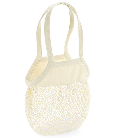 Organic cotton mesh grocery bag | natural
