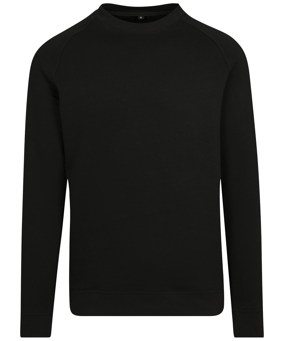 Raglan sweat crew neck | black