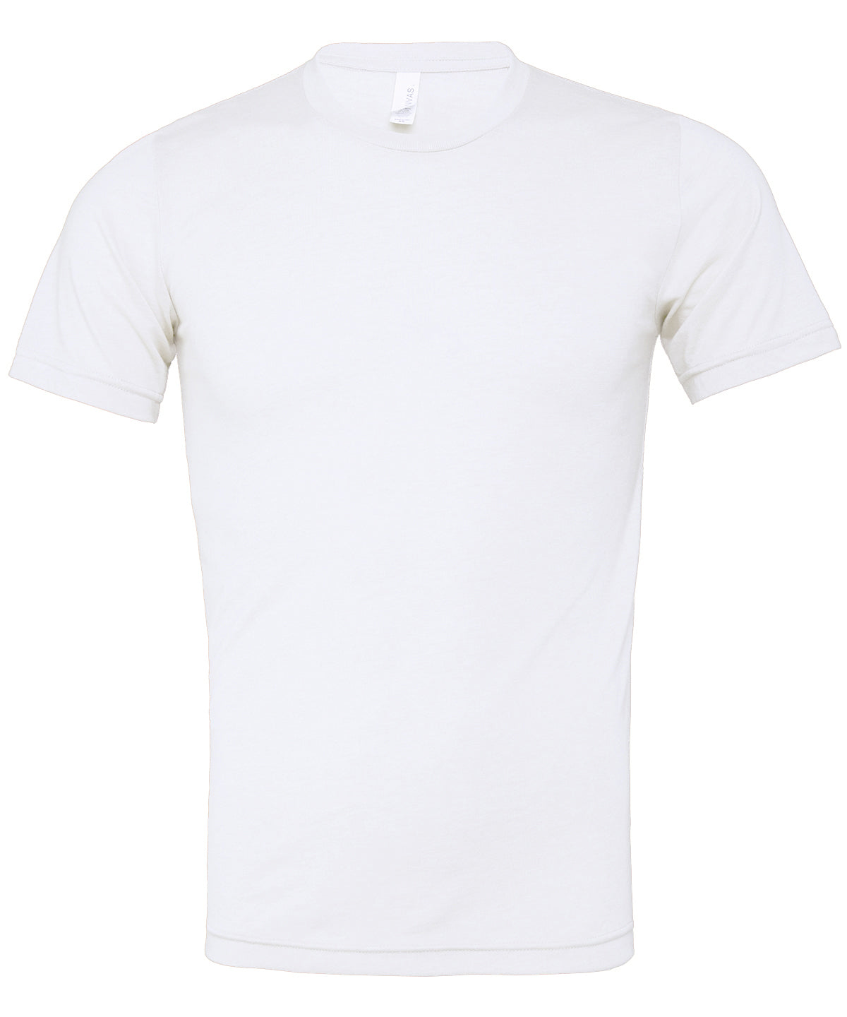 Unisex triblend crew neck t-shirt | solid white triblend