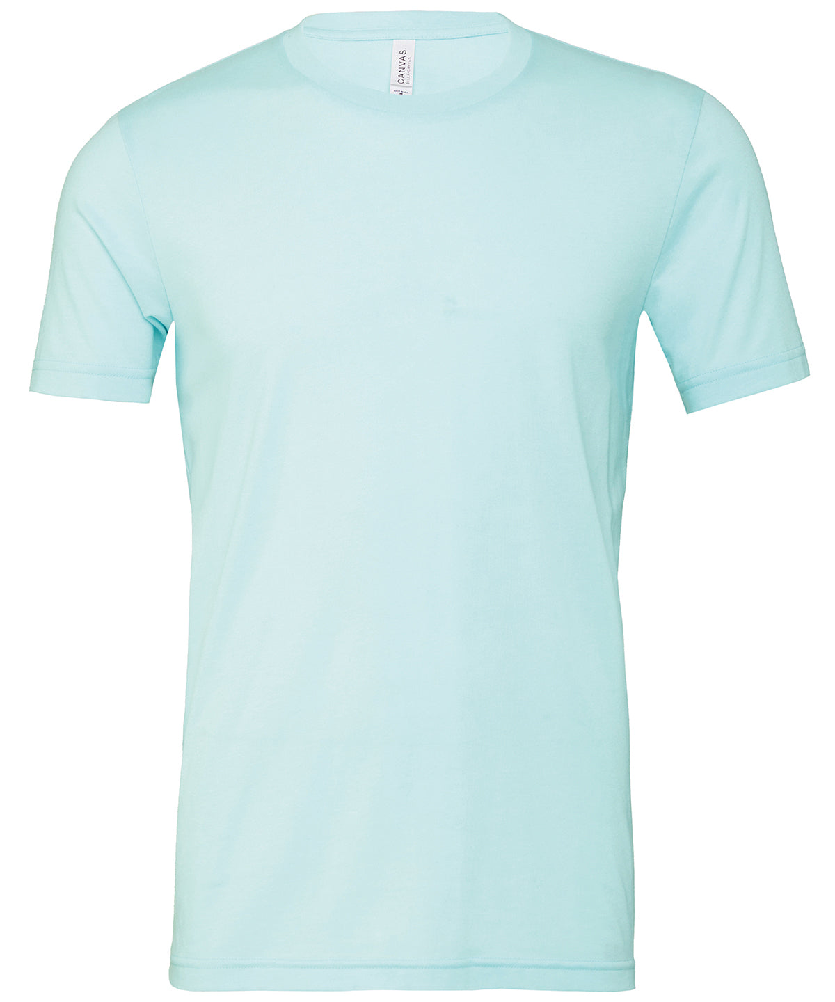 Unisex heather CVC short sleeve t-shirt | heather ice blue
