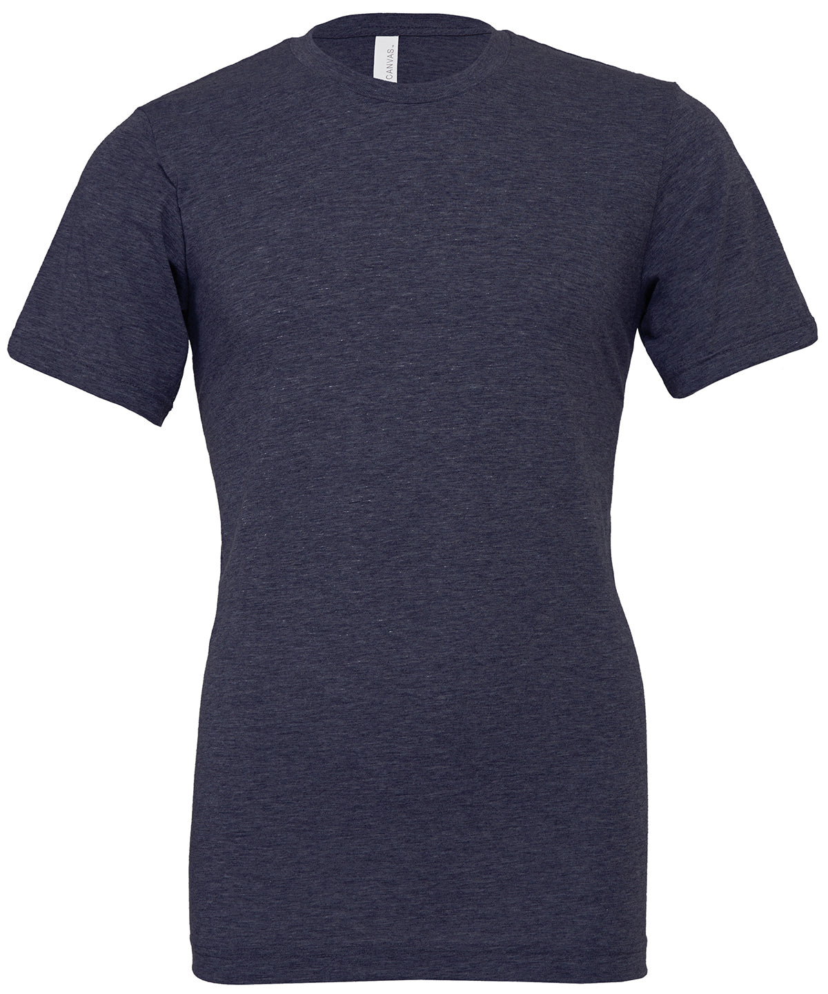 Unisex heather CVC short sleeve t-shirt | heather midnight navy