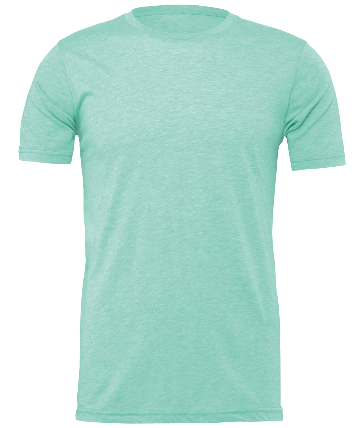 Unisex heather CVC short sleeve t-shirt | heather mint