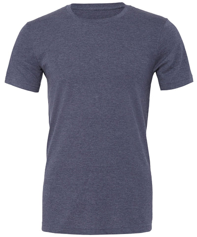 Unisex heather CVC short sleeve t-shirt | heather navy