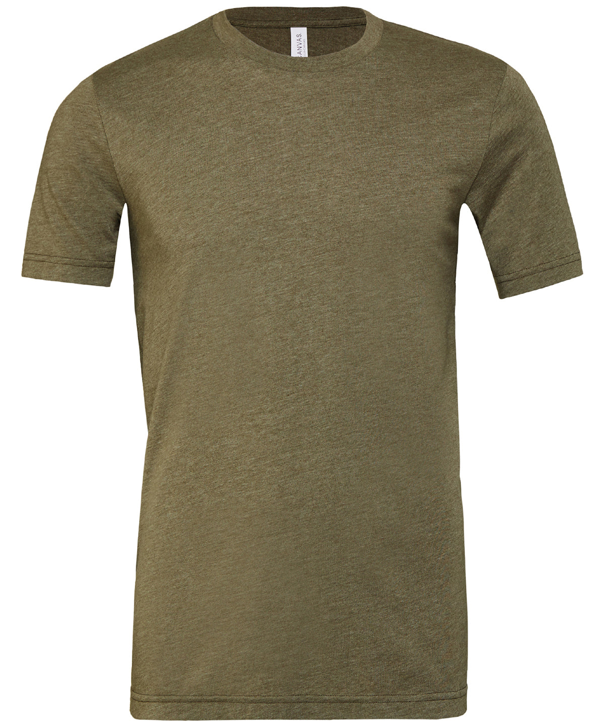 Unisex heather CVC short sleeve t-shirt | heather olive