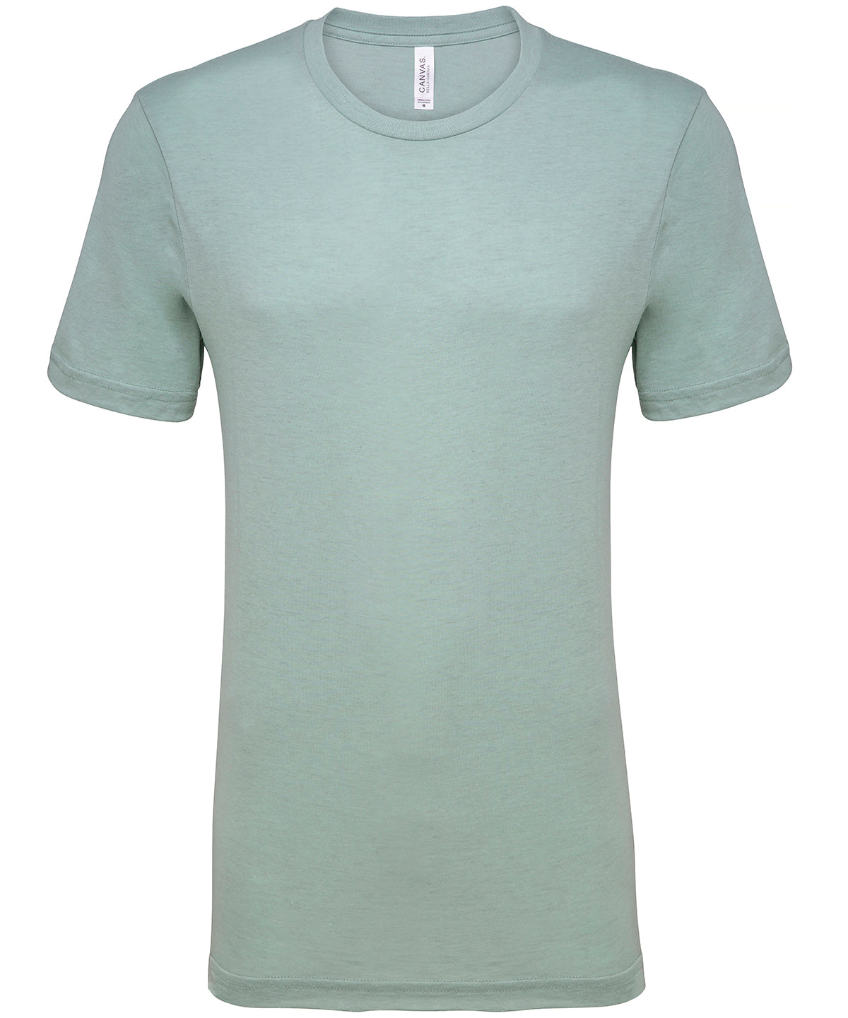 Unisex heather CVC short sleeve t-shirt | heather prism dusty blue