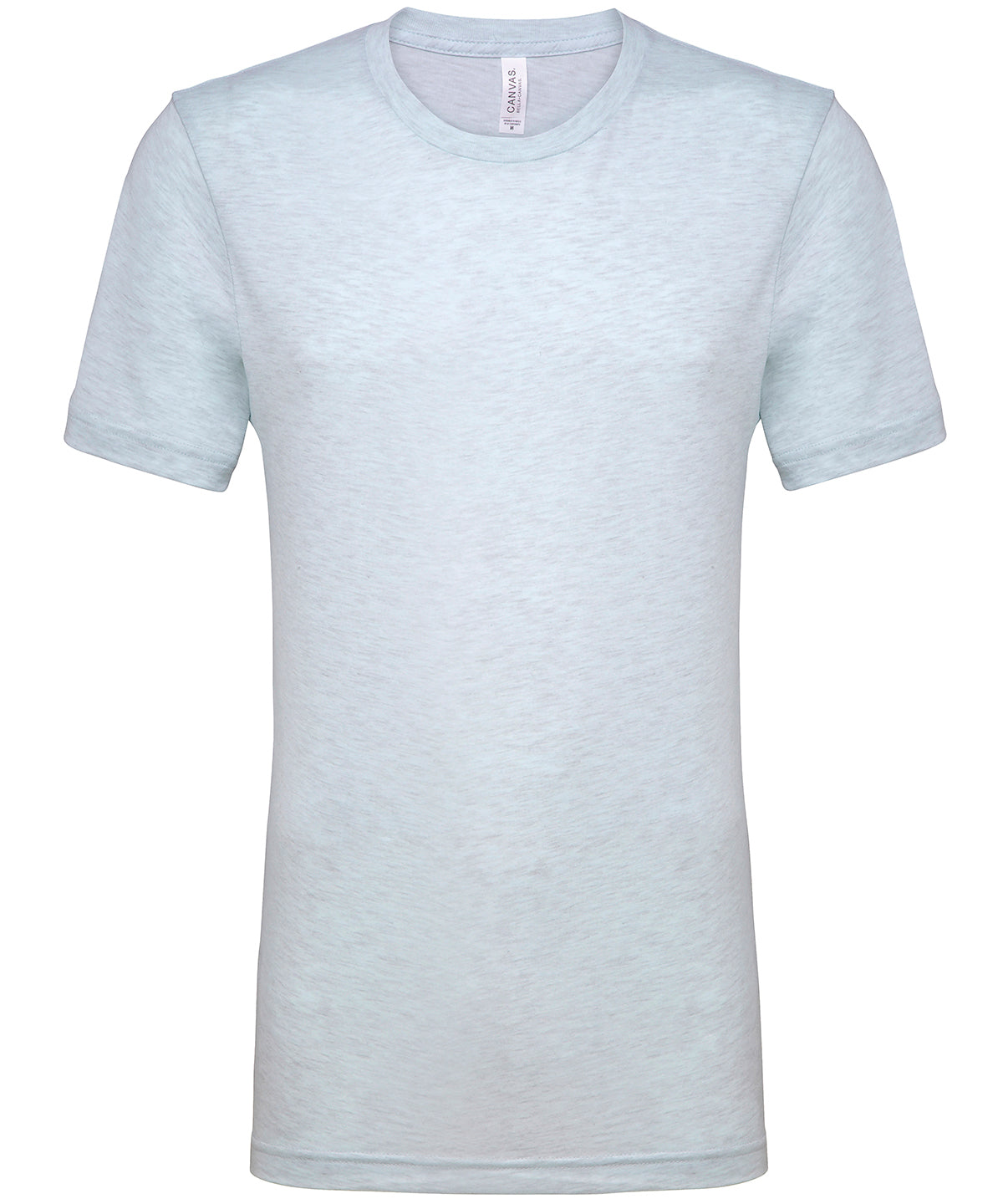 Unisex heather CVC short sleeve t-shirt | heather prism ice blue