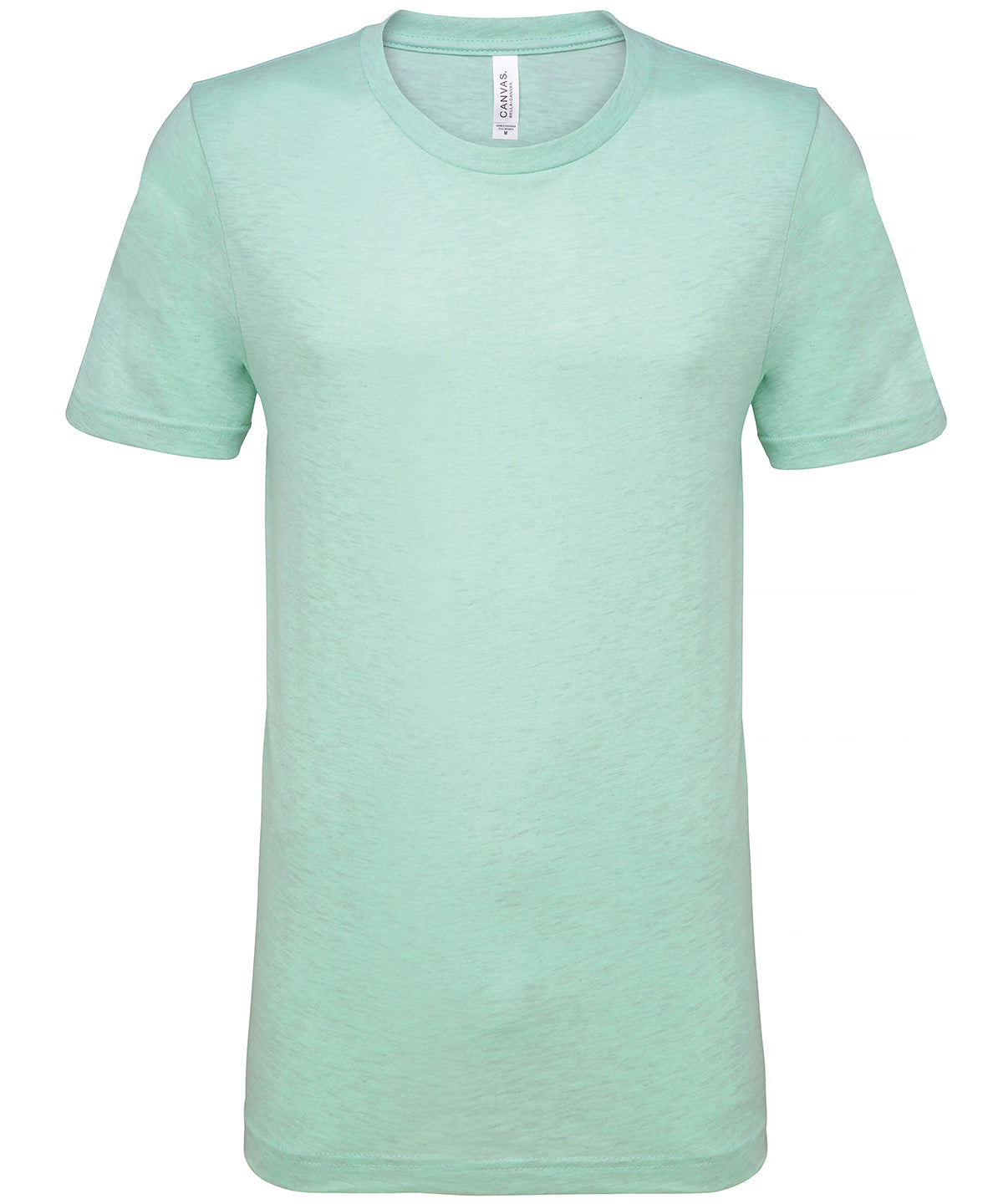 Unisex heather CVC short sleeve t-shirt | heather prism mint