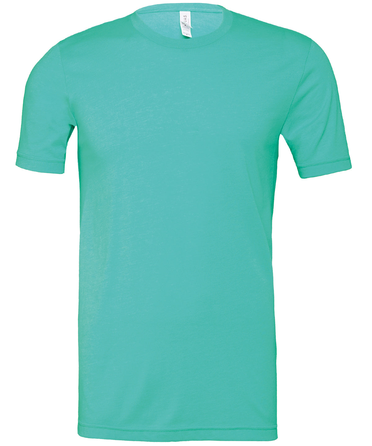Unisex heather CVC short sleeve t-shirt | heather sea green