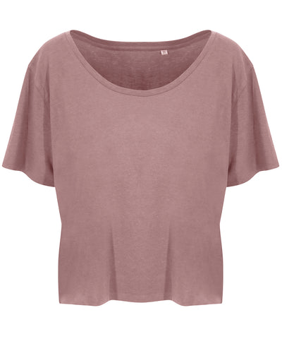 Womens Daintree EcoViscose tee | dusty pink
