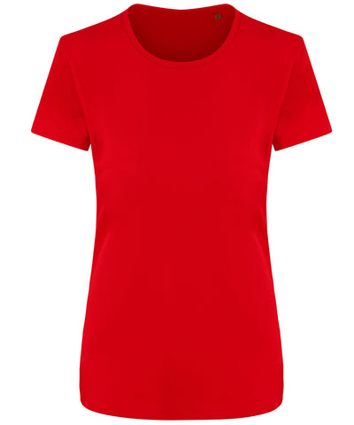 Womens Ambaro recycled sports tee | fire red