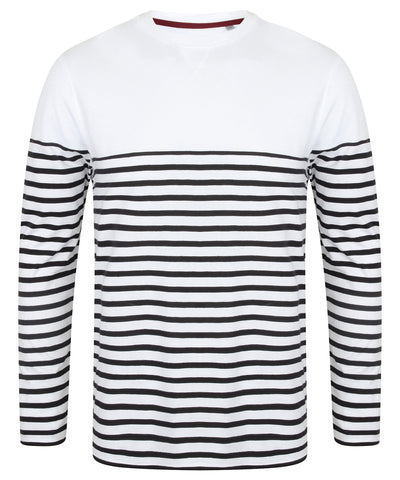 Long sleeve Breton striped T | white/navy