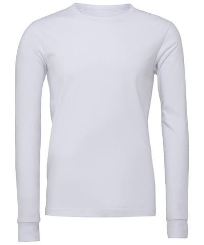 Unisex Jersey long sleeve tee | white