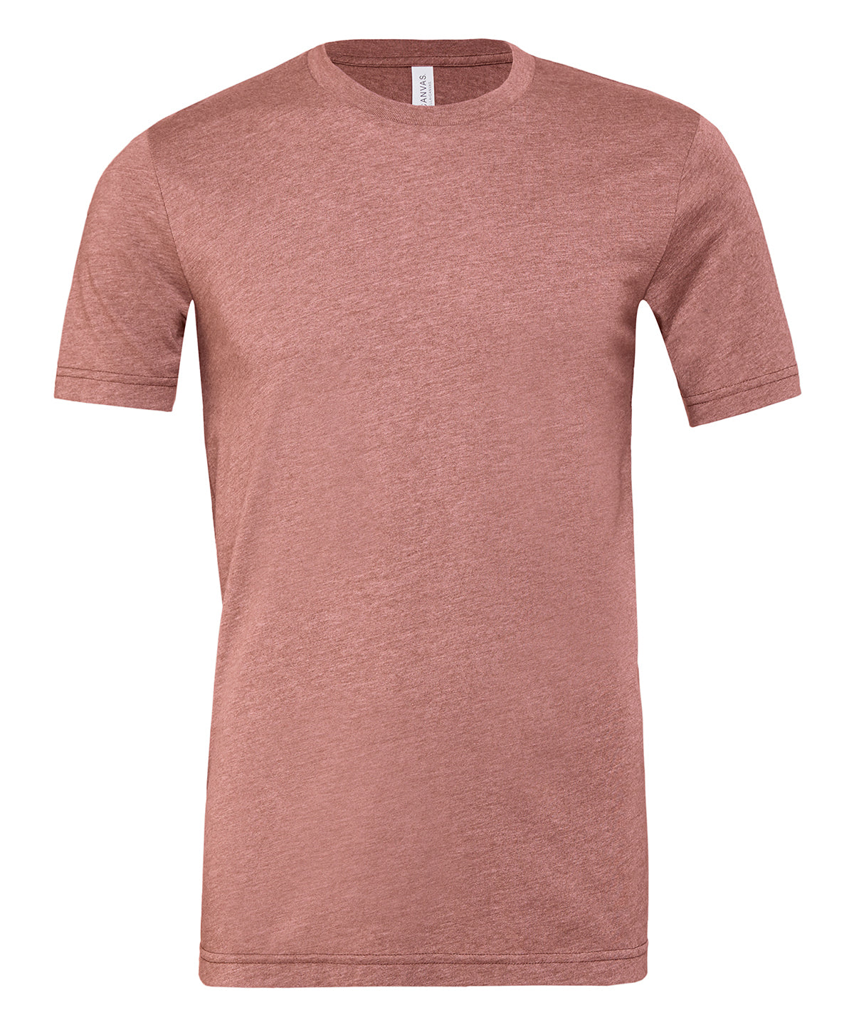 Unisex heather CVC short sleeve t-shirt | heather mauve