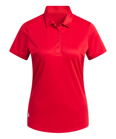 Womens adidas Performance polo | Collegiate Red