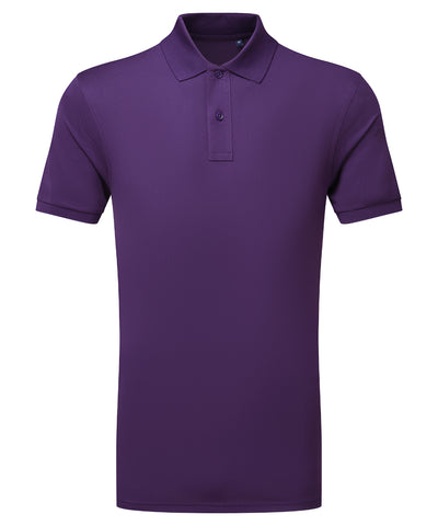 Cationic recycled polyester polo | purple