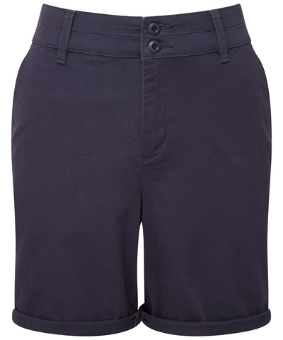 Womens lightweight chino shorts | navy