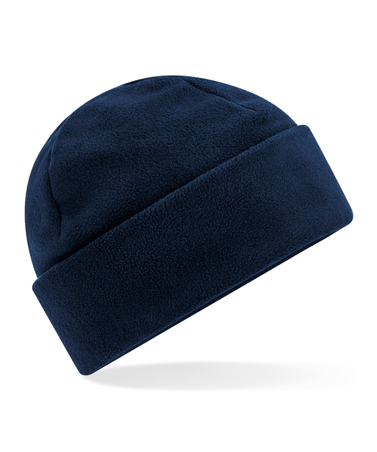 Recycled fleece cuffed beanie | french navy