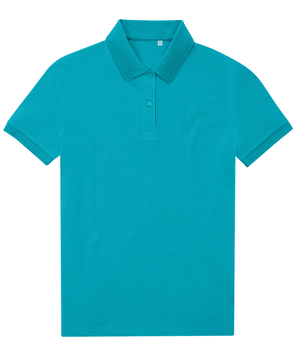 BC My Eco Polo 65/35 /Women | pop turquoise