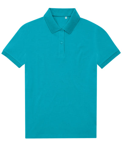 BC My Eco Polo 65/35 /Women | pop turquoise