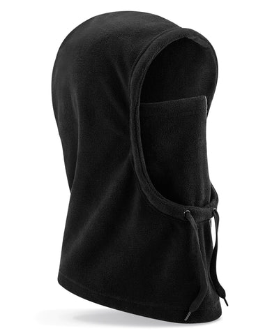 Recycled fleece hood | black