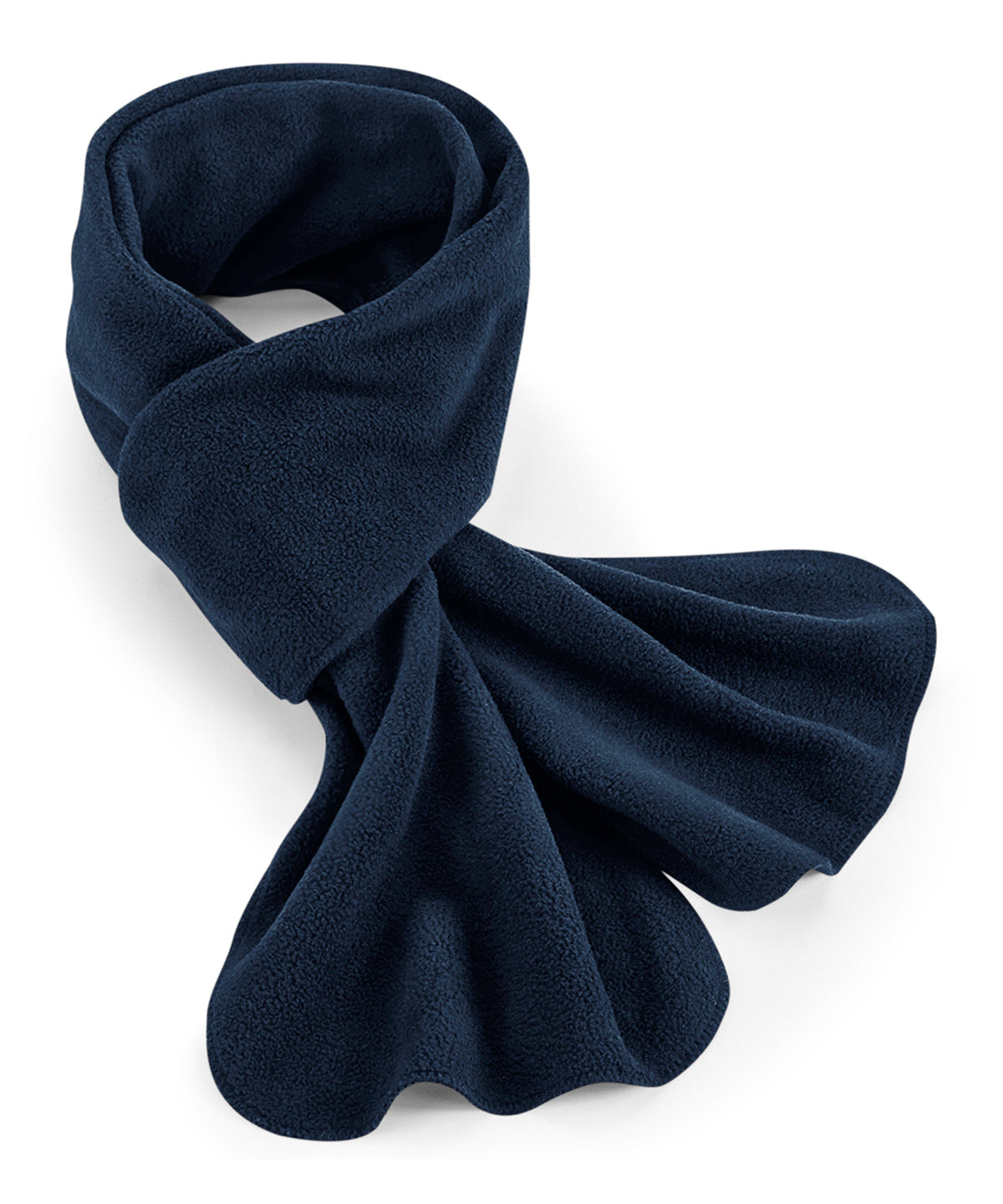 Recycled fleece scarf | french navy