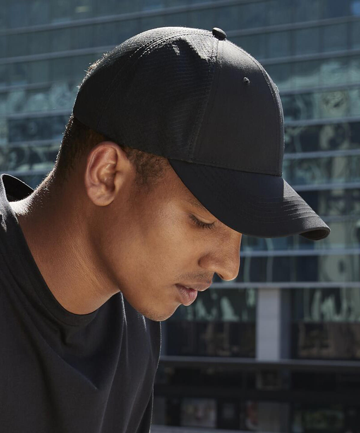 Technical mesh trucker | black/black