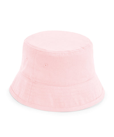 Junior organic cotton bucket hat | powder pink