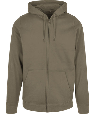 Basic zip hoodie | olive