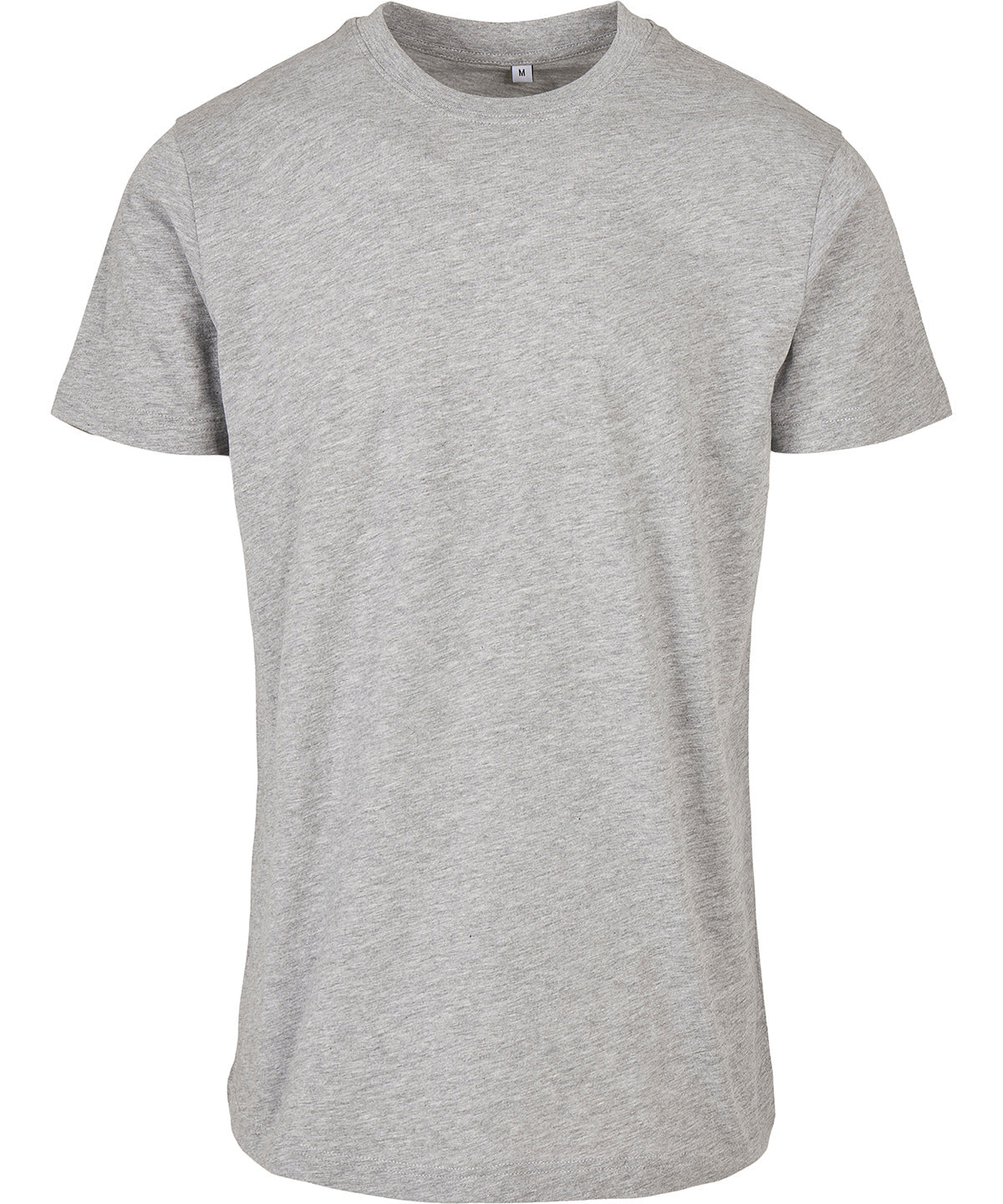 Basic round neck tee | heather grey
