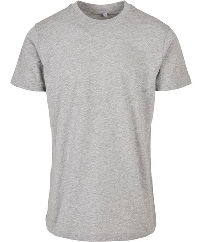Basic round neck tee | heather grey