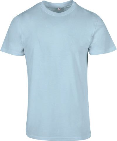 Basic round neck tee | ocean blue