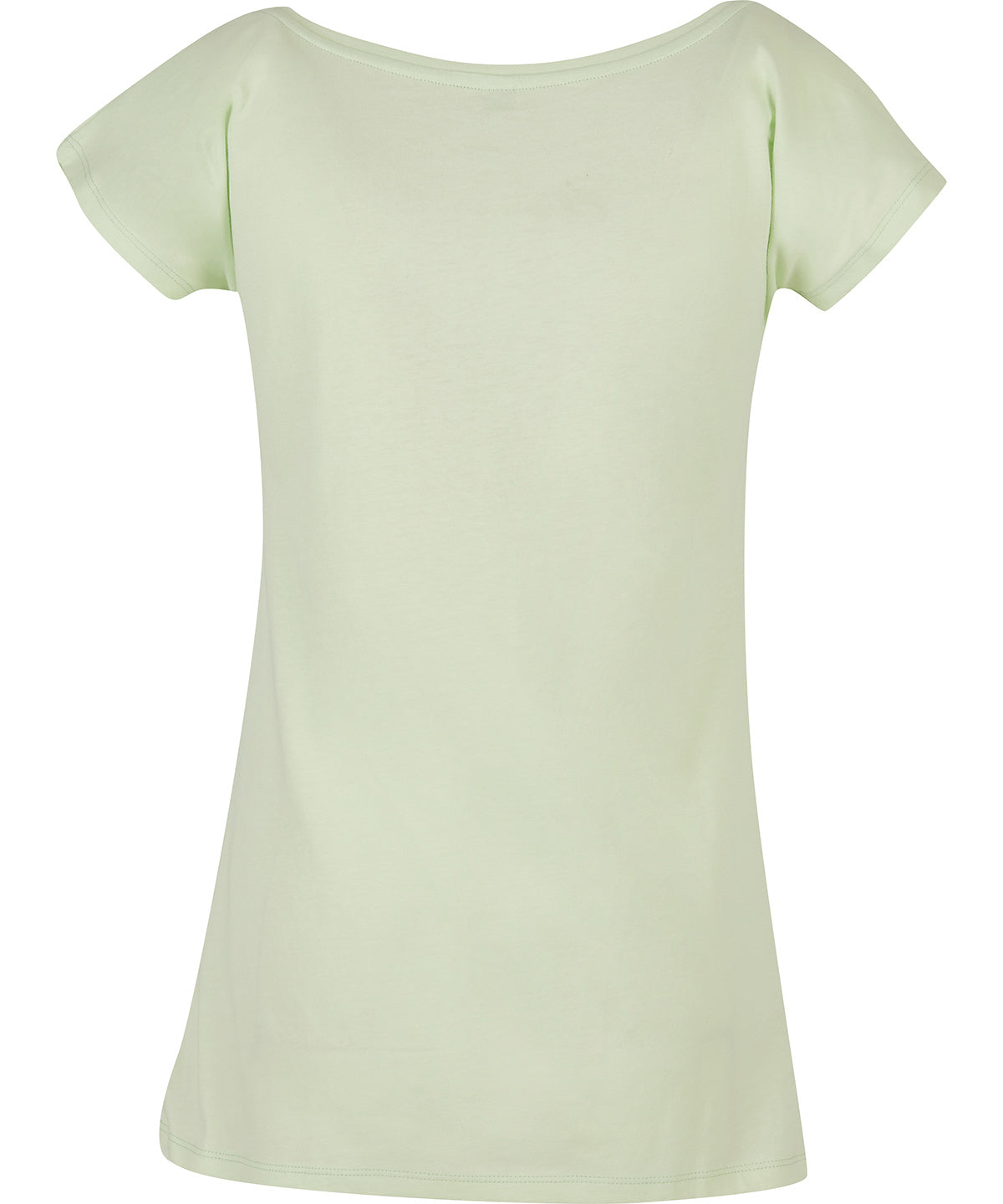 Womens wide neck tee | light mint