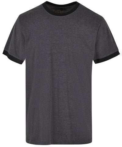 Ringer tee | charcoal/black
