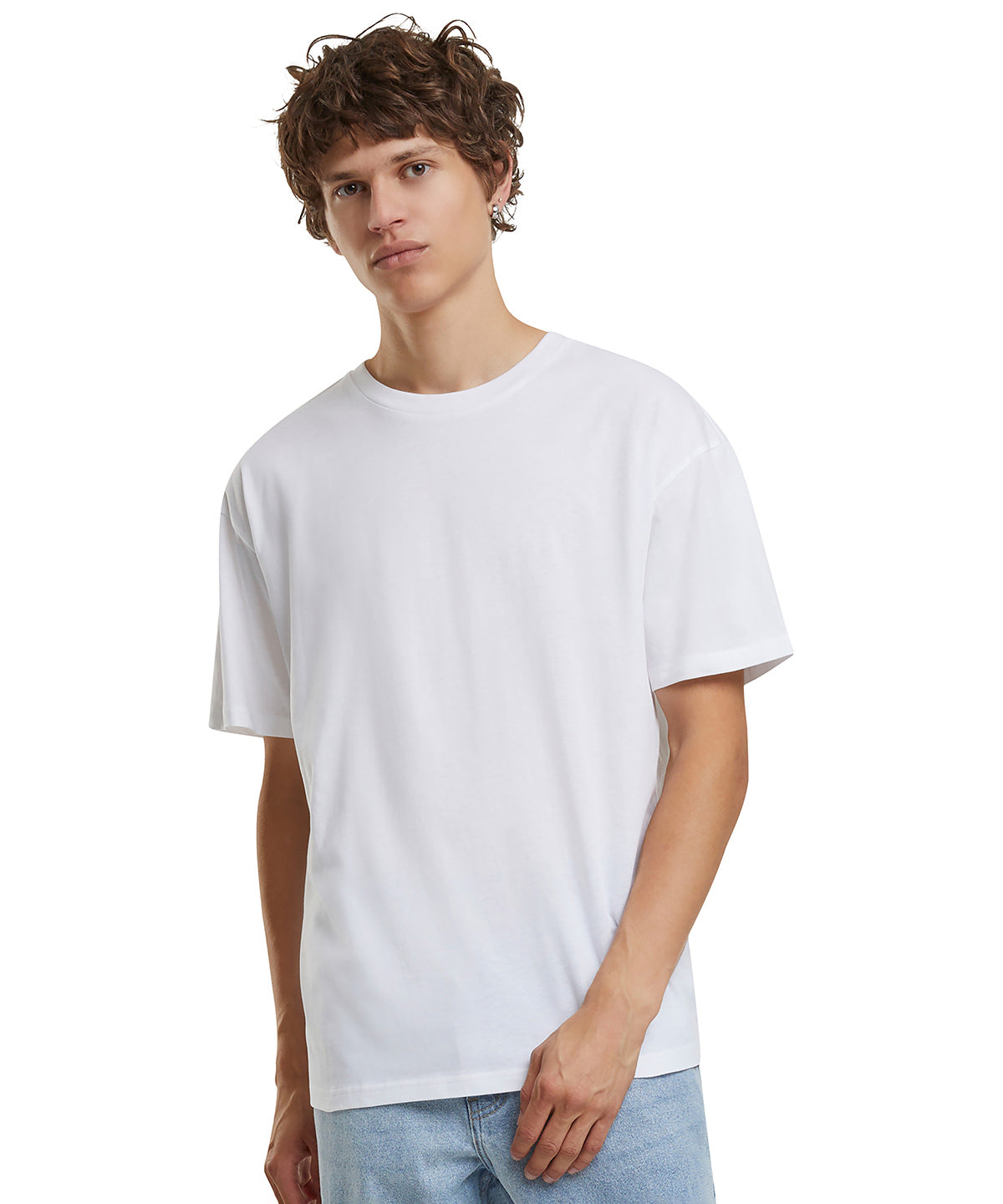 Light basic loose tee | black