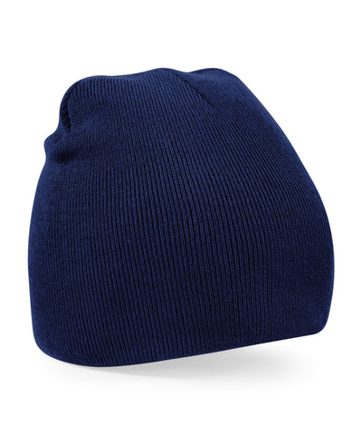 Two-tone pull-on beanie | oxford navy