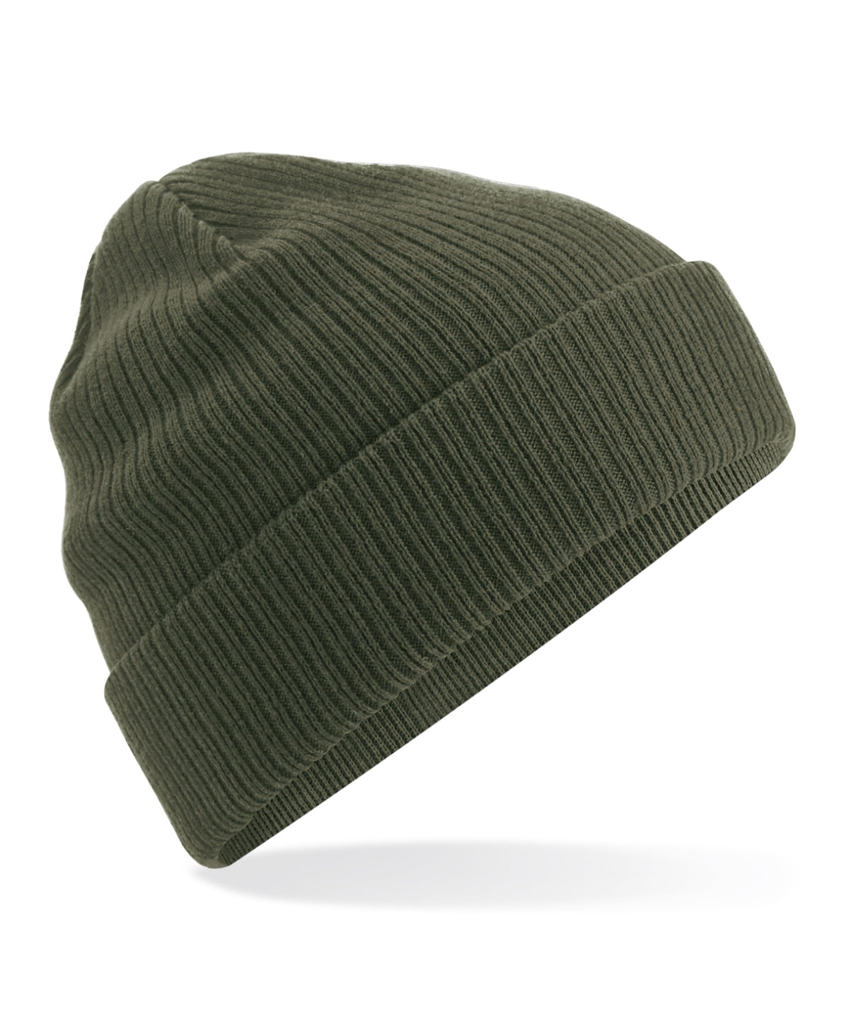 Organic cotton beanie | olive green