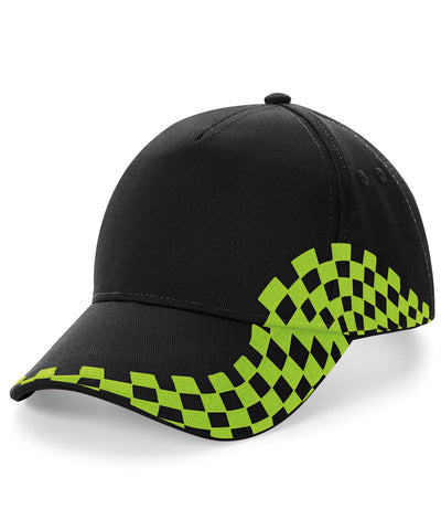 Grand Prix cap | black/lime green