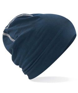 Hemsedal cotton beanie | black/white