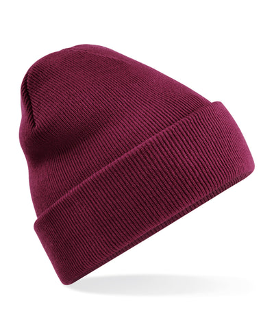 Recycled original cuffed beanie | burgundy