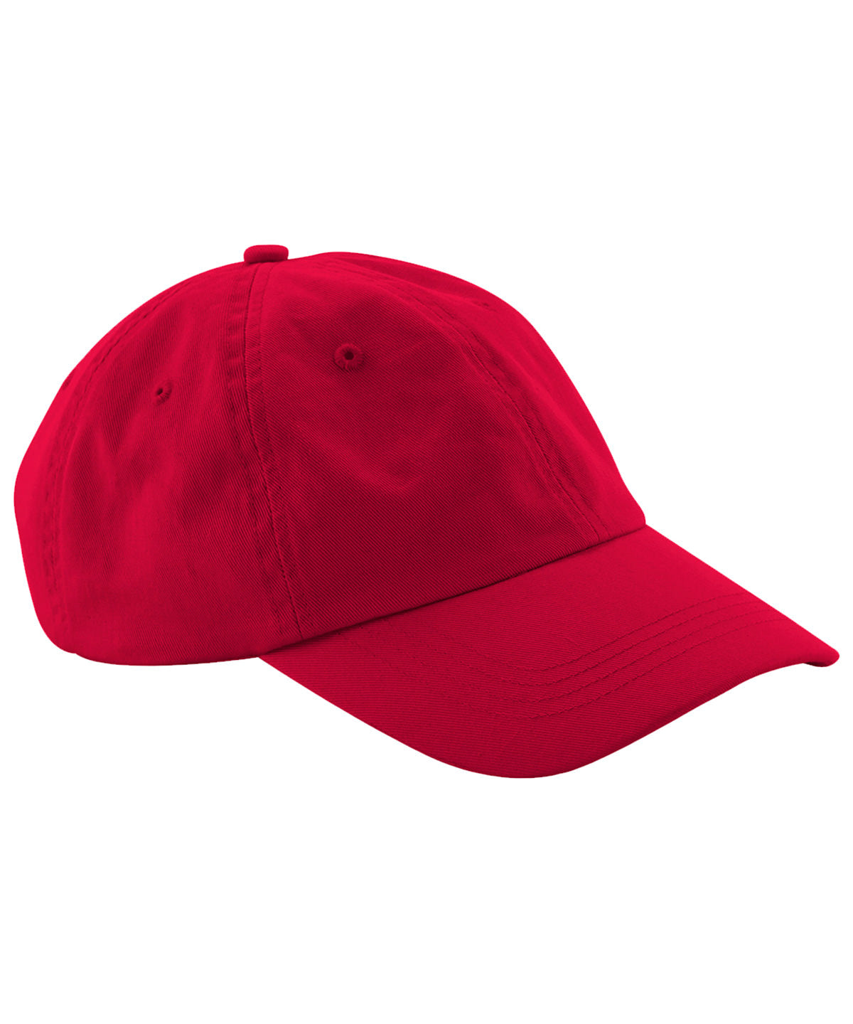 Low-profile 6-panel dad cap | classic red