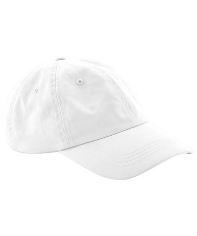 Low-profile 6-panel dad cap | white
