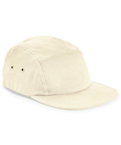 Canvas 5-panel camper cap | natural