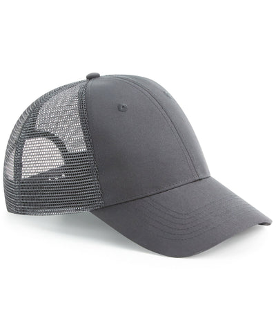 Recycled urbanwear 6-panel snapback trucker | graphite grey