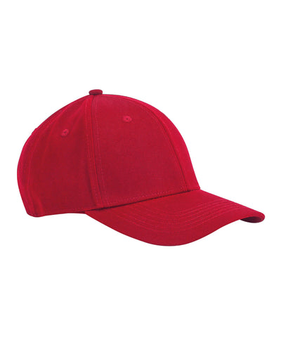 EarthAware® classic organic cotton 6-panel cap | classic red